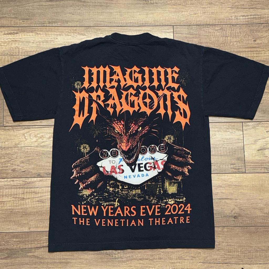 Imagine Dragons 2024 The Venetian Exclusive Tour Merch T Shirt Adult S