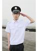 Summer Short-Sleeve White Security Uniform Shirt for Community Gatekeepers and Hotel Staff