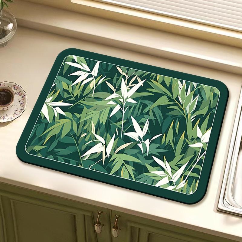 Diatom Mud Non-slip Pad Wear-resistant Quick-drying Mat Heat-Resistant Anti-Scald Table Pad Home Decor Anti-Scald Table Mat