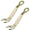 2 Pcs 3/8 Inch Pivot Adjustment Wrench Carbon Steel Door Adjustment Tool Pocket Wrench  Closet Door