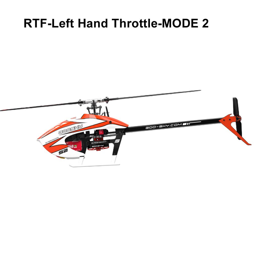 2025 New Goosky S2 Max BNF/RTF 6channel 3D Stunt Double Brushless Motor Direct Drive Motor Flybarless Direct-drive Rc Helicopter