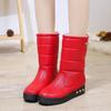 Модные новые теплые плюшевые зимние толстые женские сапоги на плоской подошве на платформе без застежек, красивые женские туфли