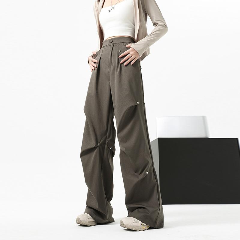 Женские теплые брюки-карго с флисовой подкладкой, свободные повседневные брюки прямого покроя с высокой талией, модные и удобные спортивные брюки