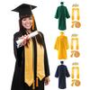1 комплект академической униформы включает в себя шапку, шаль, почетный канат, мантию с V-образным вырезом и рукавами «летучая мышь», комплект из выпускной шапочки и мантии 2025 года для памятных выпускных мероприятий