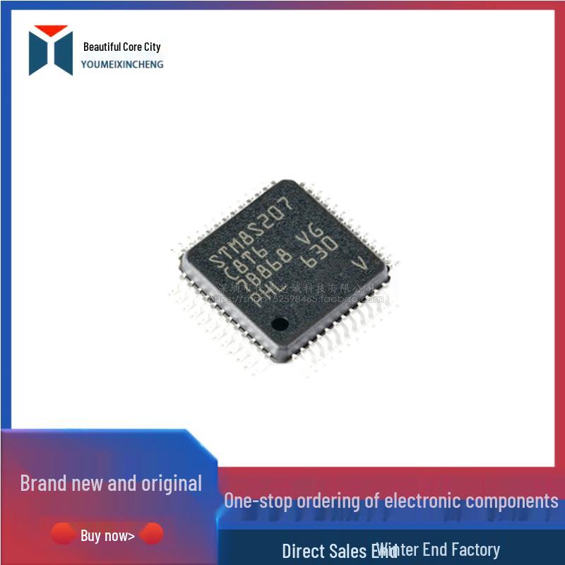 STM8S207C8T6 Microcontroller LQFP-48 Chip Single-Chip Microcomputer Electronic Component