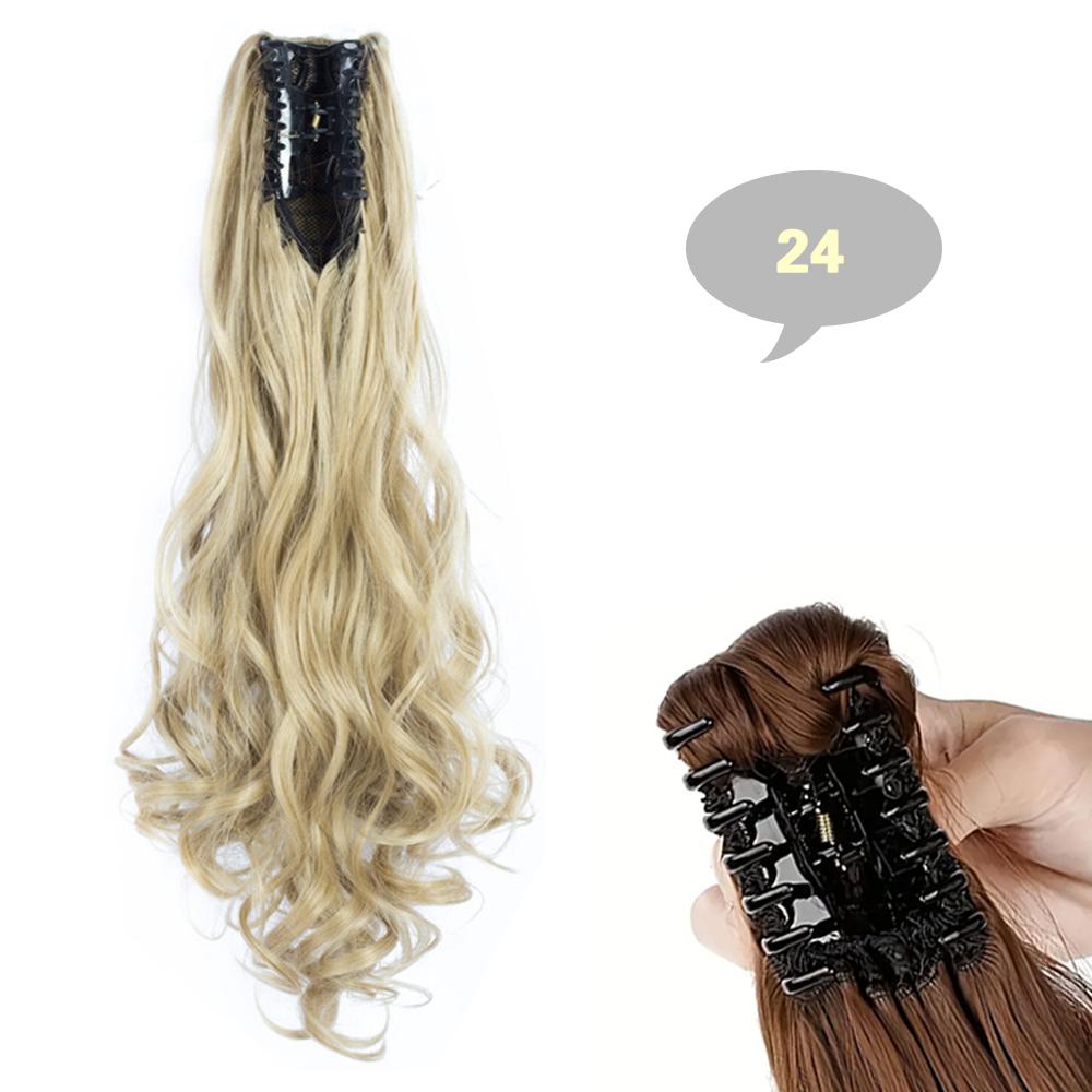 XINRAN Синтетические длинные волнистые коготки-хвосты, термостойкие накладные волосы, натуральный материал, химические волокна, волосы для женщин, мода