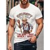 European sizes A Design Featuring a Grumpy Old Man,Letter Prints, Fun Grandpa T-Shirts, Gifts for Him, Gifts for Grandfathers, Soft T-Shirts for Men