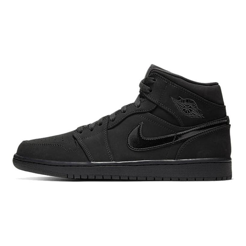 Jordan 1 Mid Triple Black 2020 554724-056