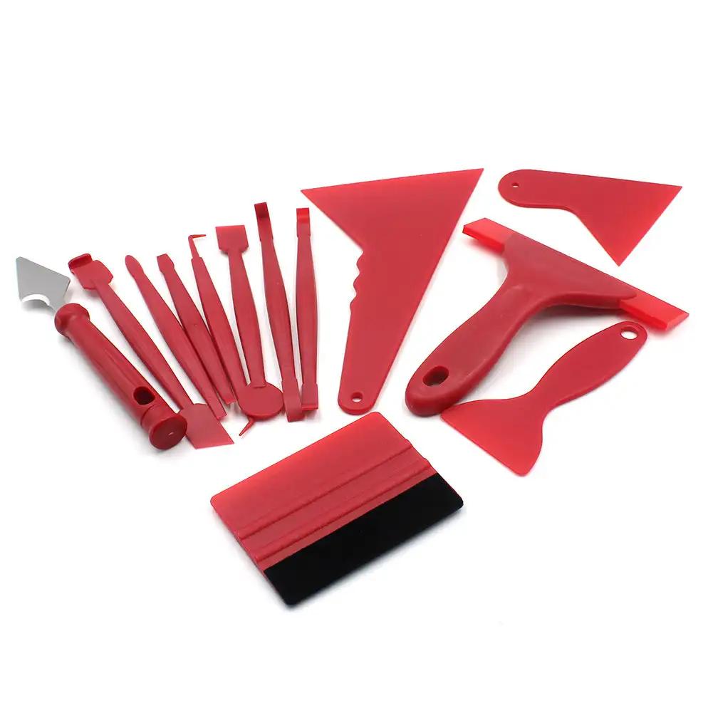 1 комплект для оклейки автомобиля тонировочной пленкой, набор автомобильных инструментов, виниловая пленка, наклейка, оклеивание окон автомобиля, аксессуары