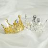 Children's Crown Princess Tiara Girls' Crown Birthday Festival Performance Round Crystal Headband Children's Performance Hair Accessories