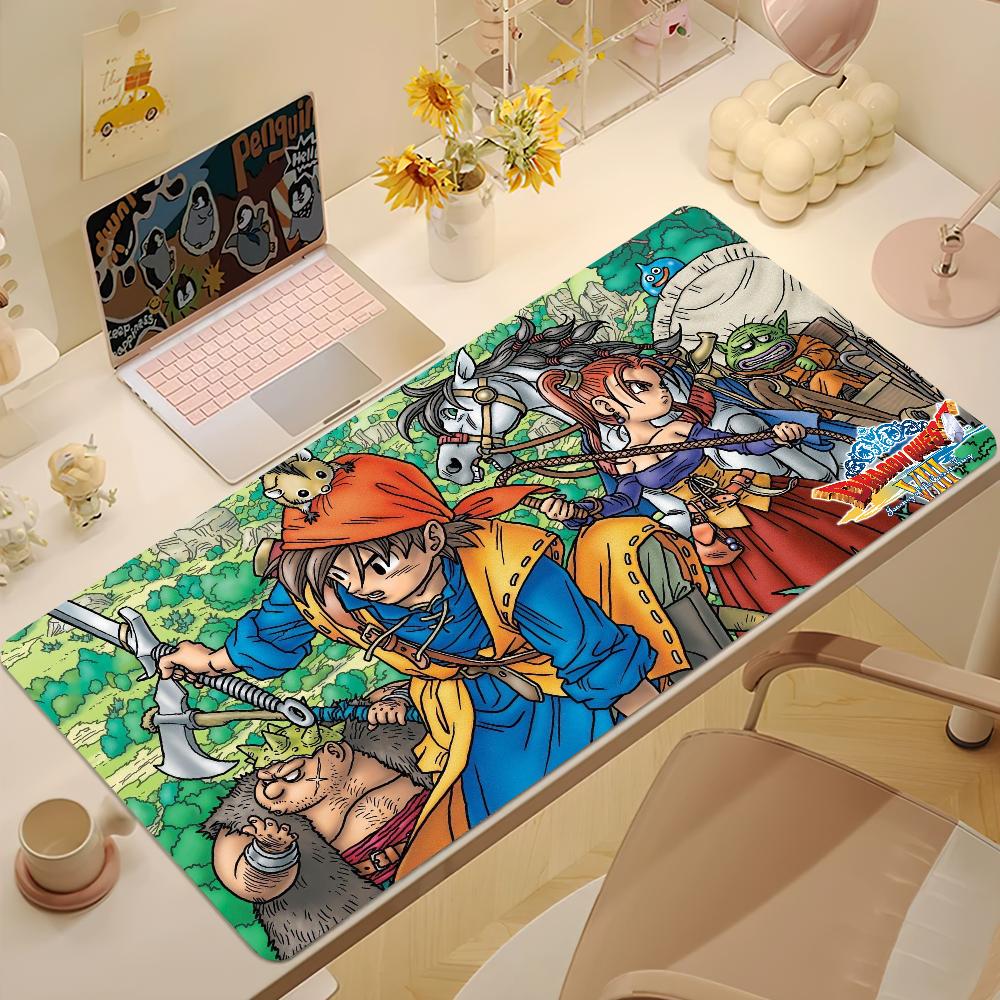 Game Dragon QQuest Journey Cursed King S Mouse Pad Large Desk Mat Keyboard Ergonomic Office Rubber Game PC Nonslip Antifray