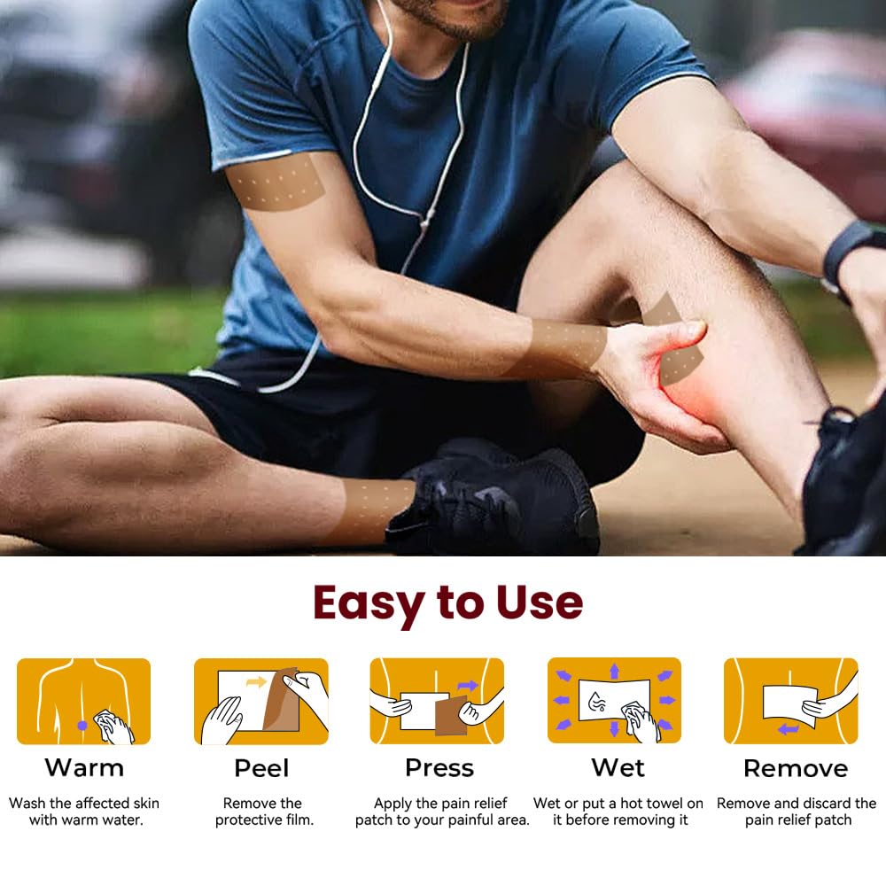 16 шт. тигровых пластырей, китайский красный тигровый пластырь на спину, сверхпрочные согревающие пластыри для мышечных суставов колена, плеча, шеи, 2 упаковки по 8 штук в каждой