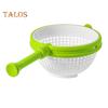 Rotating Drainer Basket Multifunctional Fruit Cleaning Bowl Fruit Vegetable Spinner Kitchen Sink Food Collector