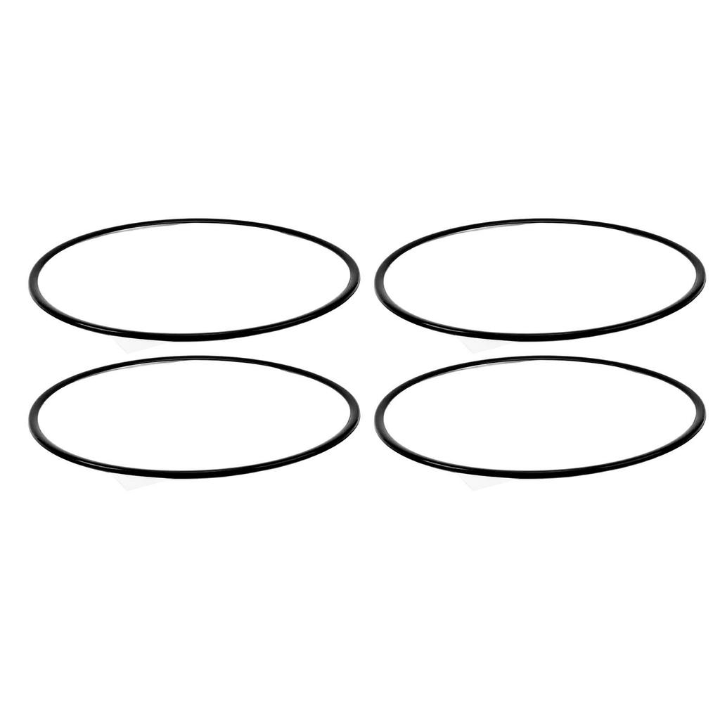4 шт. 16-дюймовое защитное кольцо для обода колеса, самоклеящаяся накладка для защиты обода колеса от царапин, для плоского края обода автомобиля, черное