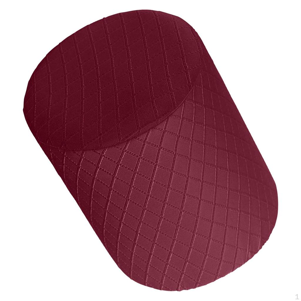 Круглые эластичные чехлы для пуфиков. Подставка для ног. Чехлы для диванов. Чехлы на табуреты для ног. Белые.