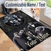 Custom Text The Addams Family Pattern Floor Rug Soft Indoor Carpet Mat Living Room Bedroom