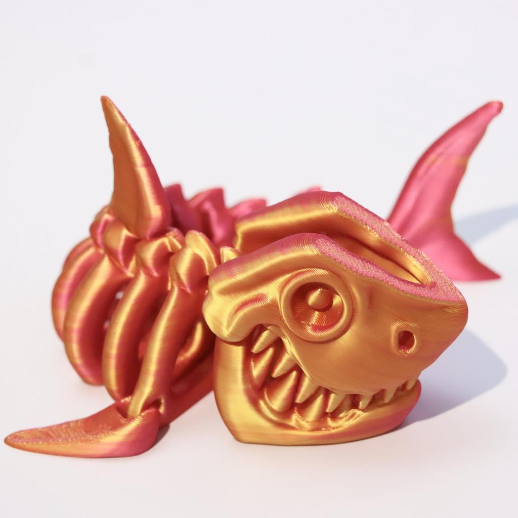 3D-печатная подвижная фигурка акулы - Игрушка-качалка в полный рост, Креативный подарок для детей