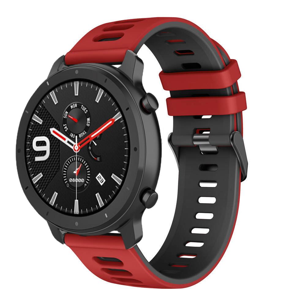 20 22mm Silicone Strap for Huami Amazfit GTR 47mm/4/3/Pro 2 2e Sport Watchband for Amazfit Pace Stratos 3 2 2S/Balance/GTS4 Band