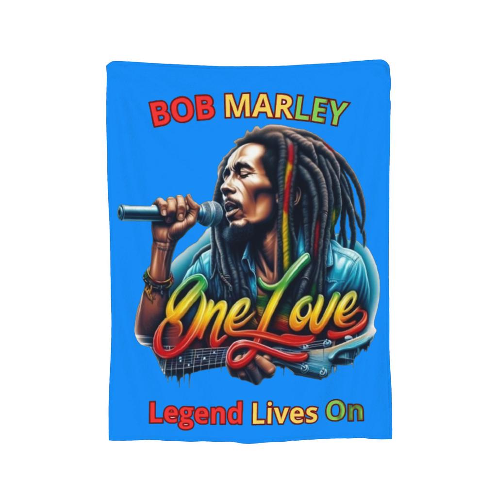 Bob Marley Reggae Ajax Fleece Blanket Rasta Music Creative Throw Blankets for Sofa Bedding Lounge Rug Piece,