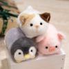 Little Animal Capybara Plush Toy Panda Plush Rabbit Doll Elephant Plush Doll  Kids Holiday Gifts