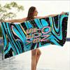 Red TropicalBeach Towel Ultra-fine Fiber Quick Drying Absorbent Beach Swimming Vacationvacation Essentials Gifts