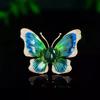 Hand Painted Enamel Butterfly Brooch Women'S High Sense Versatile Insect Suit Corsage Coat Pin Accessories