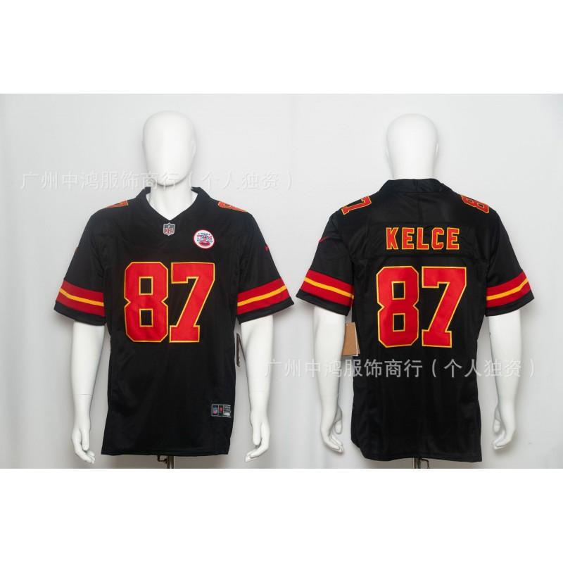 Mens NFL Kansas City Chiefs 3rd Gen Rugby Jersey - 15 87 5 9 Embroidered Football