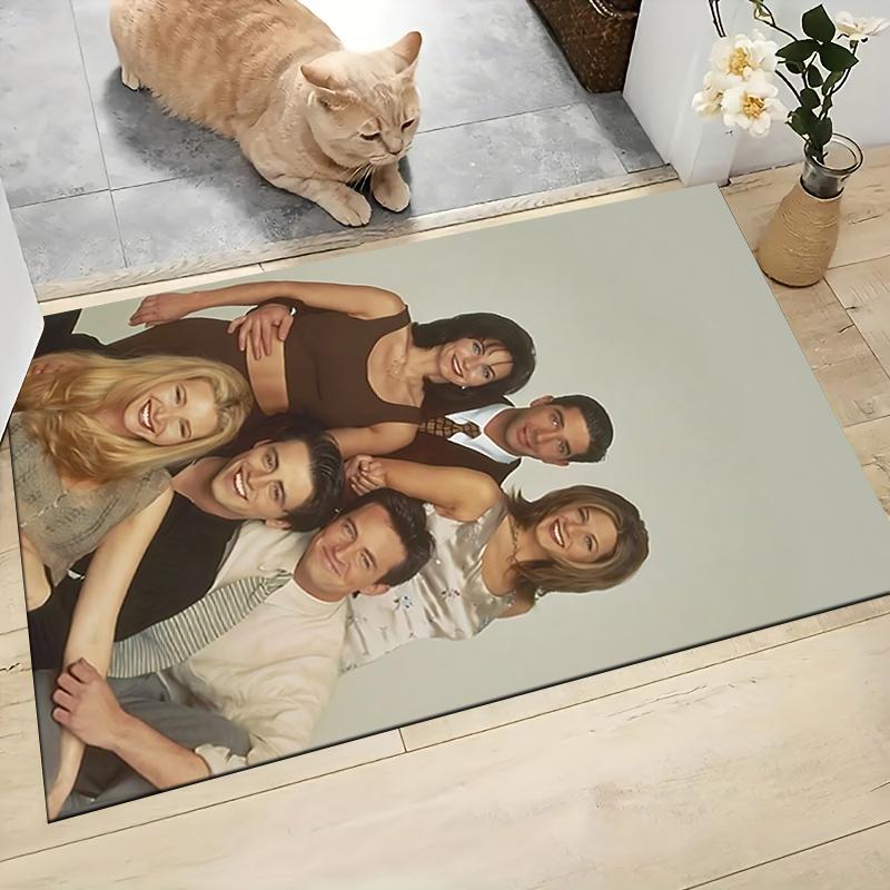 Friends Forever Together Carpet Rug Soft Washable Antislip Home Living Room Sofa Mats Personalized Christmas Rug