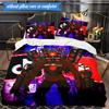 Robot Invasion Alert 3pcs K-pop music group Bedding set,Ideal for Bedroom, Dormitory,Including Duvet Cover And 2pcs Pillowcases,Fan gifts