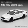 1:32 Модели Honda Accord Civic Type-r Сплав Литой Автомобиль Игрушки Звук Свет Оттягивание Открывающиеся Двери Транспортные Средства Детский Подарок на День Рождения