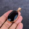 Аметистовый драгоценный камень, кулон из меди, ручная работа, 2,17 дюйма, k0l21