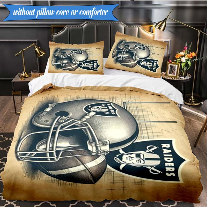 Football Club Emblem 3pcs K-pop music group Bedding set,Ideal for Bedroom, Dormitory,Including Duvet Cover And 2pcs Pillowcases,Fan gifts