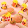 Inertia Kids Mini Car With French Fries Hamburgers Design For Pocket Toy Fun