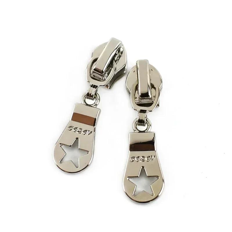 Meetee 5/10/20 шт. 5# Бегунок для молнии для нейлоновых молний Пластиковые спиральные молнии Головки бегунка Ремонтные наборы DIY Швейные аксессуары для одежды