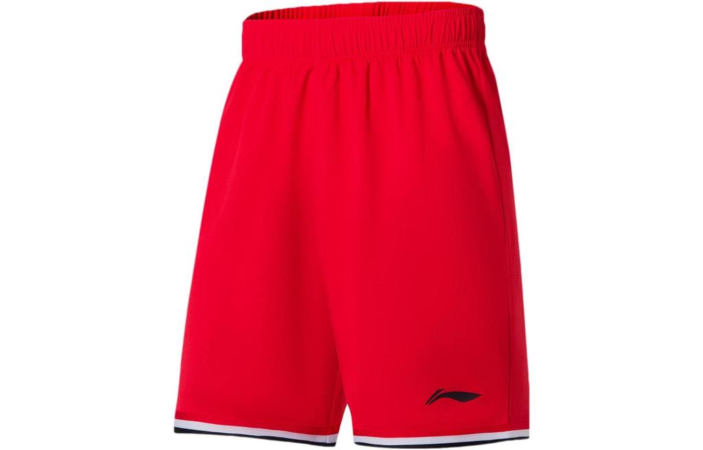 Li Ning Спортивная Коллекция Баскетбола Баскетбольные Костюмы Мужские Август 1 Красный Умеренный Прямой Крой AATS003-2