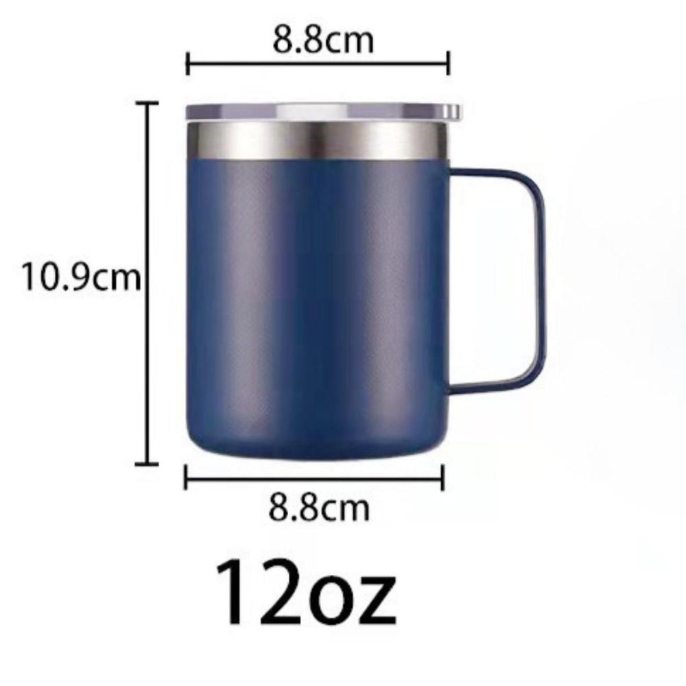 New Double Stainless Steel Coffee Cup 12oz Teacup 350ml Vacuum Flask