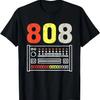 Винтажная драм-машина 808 Футболка с барабанами для мужчин и женщин