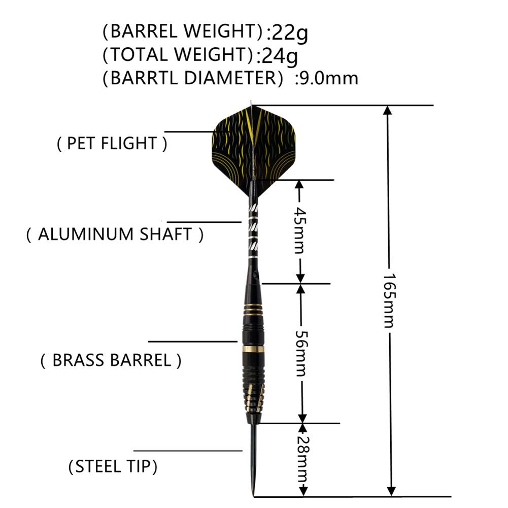 3 шт./набор древков для дартса Легкие палочки для дартса Портативные Сменные Многоцелевые с чехлом для хранения для Фитнес-оборудования