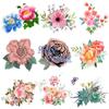 Flowers Patch Thermo Patches On Clothes Cartoon Butterfly Thermal Applique For T-Shirt Sticker Iron On Transfer For Clothing DIY