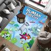 Ковер Human Fall Flat для гостиной, спальни, дома, украшение дивана, нескользящий коврик для игр детей