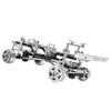 RC Car Chassis Frame Kit Aluminium Alloy Frame with Wheel Hubs for   SCX24 C10 1/24 RC Car