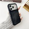 Ретро Джинсовая Ткань Ковбойский Чехол для iPhone 17 16 15 14 Plus 13 12 11 Pro Max Кольцо для Камеры Ударопрочный Матовый Бронированный Задний Чехол
