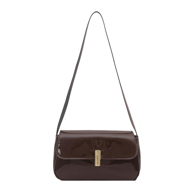 Women S Solid Simple Underarm Square Bag Fashion Shoulder Bag