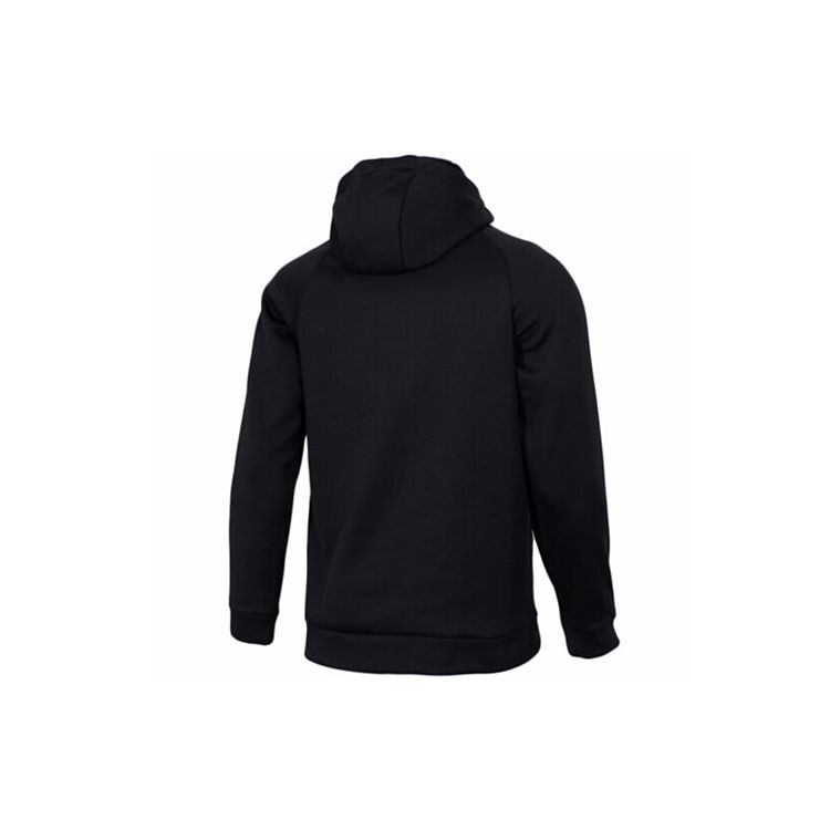 Nike Повседневная спортивная мужская флисовая толстовка с большим логотипом, черные BQ8106-010