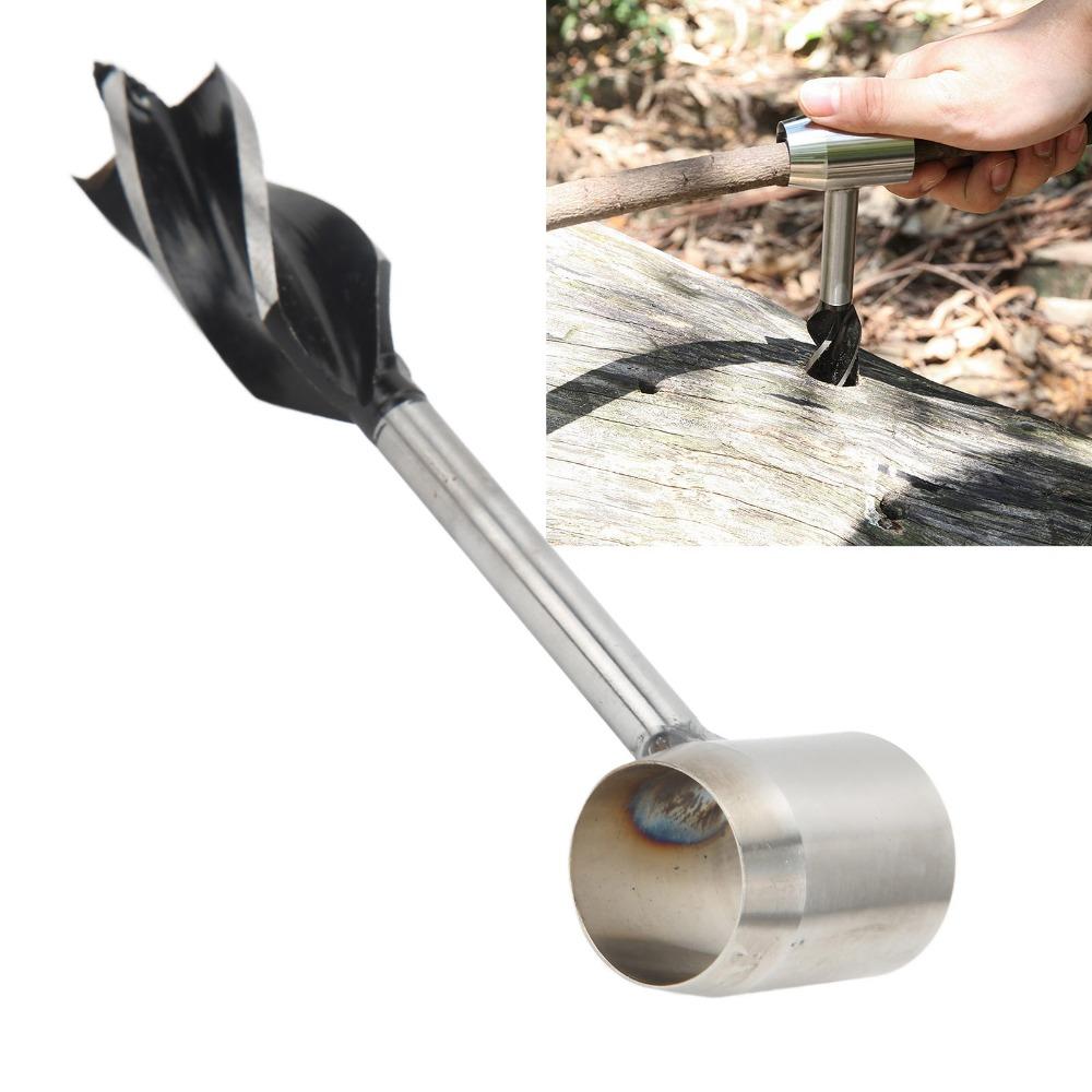 Portable Design Hand Auger Wrench Multifunctional Bushcraft Hand Auger For Survival