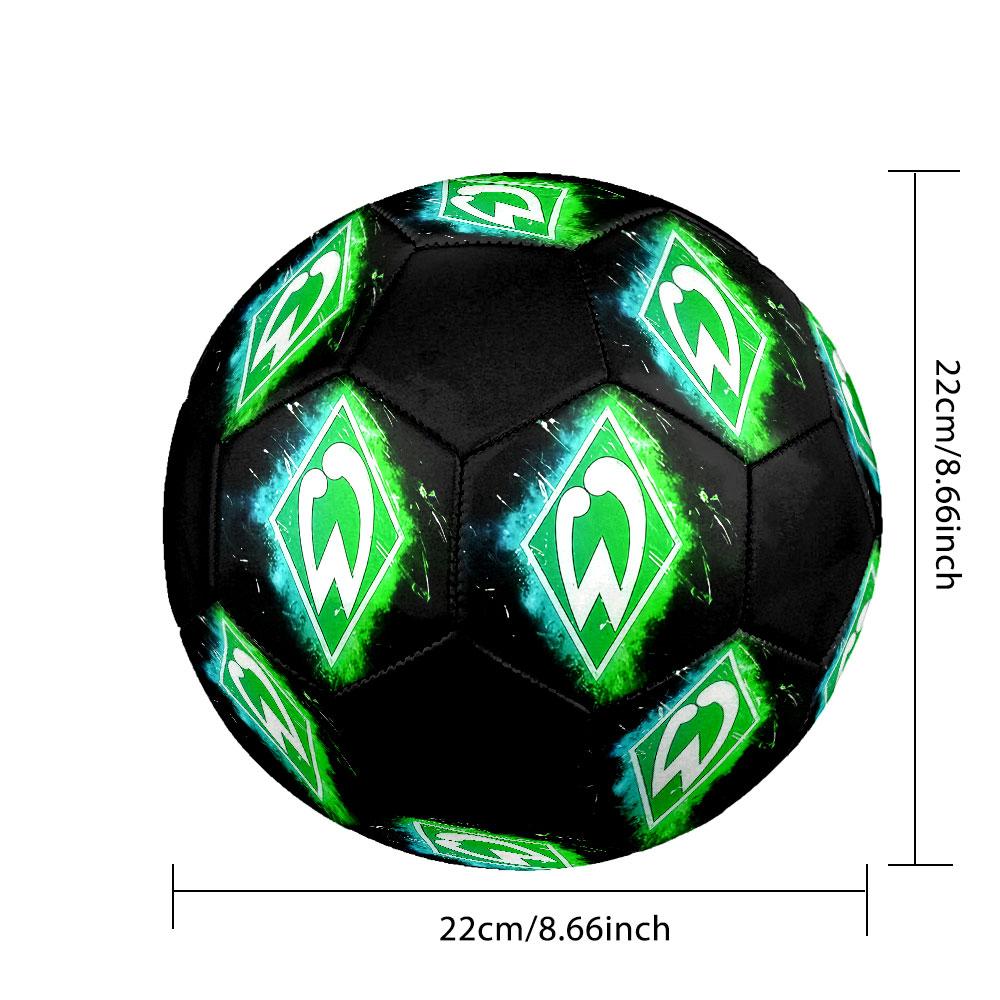 1PC SVW poster size 5 soccer ball PrahaIndoor Soccer Ball Colorful All Ages Machine Stitched PVC Competition Ready Durable High-Bounce
