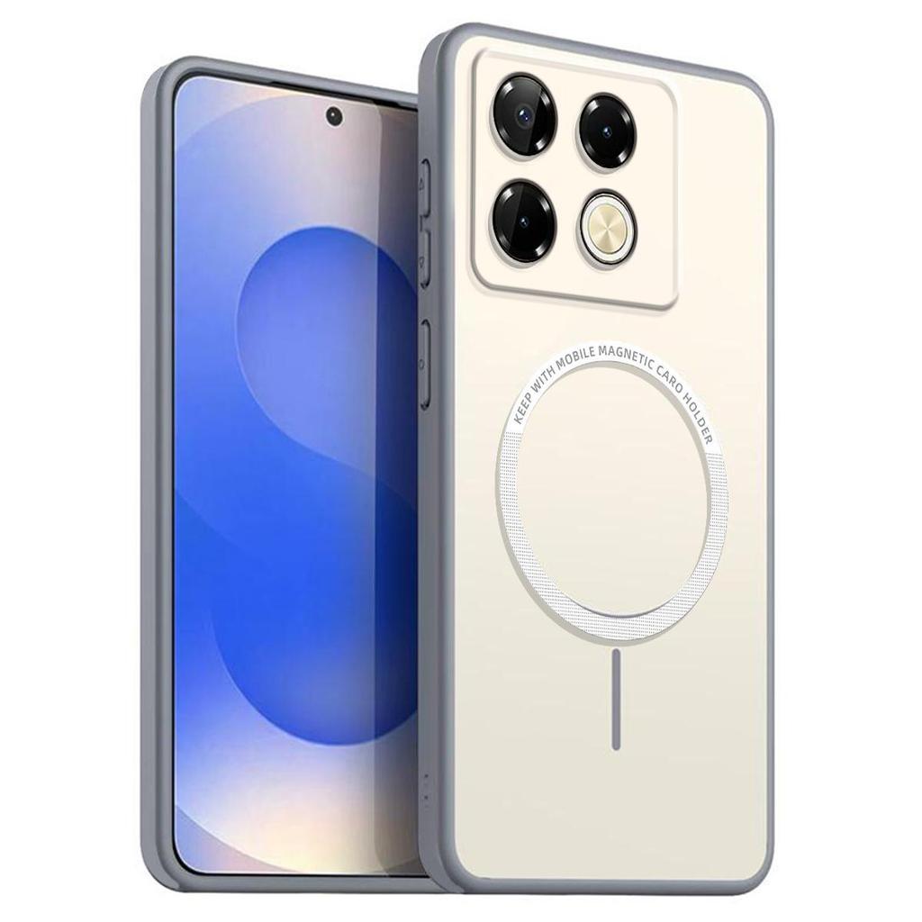 Матовый Полупрозрачный Магнитный Чехол для Телефона для infinix NOTE 40 Pro+ 5G, 40 Pro 5G 4G Мягкий ТПУ Чехол