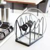 Multi-layer Pot Lid Holder Good Load-bearing Cutting Board Shelf Cutting Board Holder  Home
