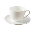 Элегантный костяной фарфор кофейная чашка и блюдце набор