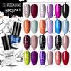 2pcs Nail Gel Polish Color Gel Nail Polish With Crackle Gel Polish Cracking Nail Lacquer Quick Drying Nail Art Gel